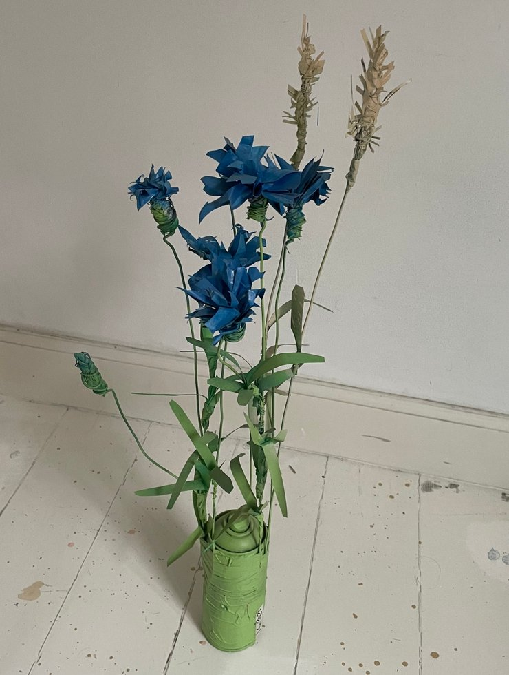 Ditch Border Flowers, Blue #2 — Ian Christensen