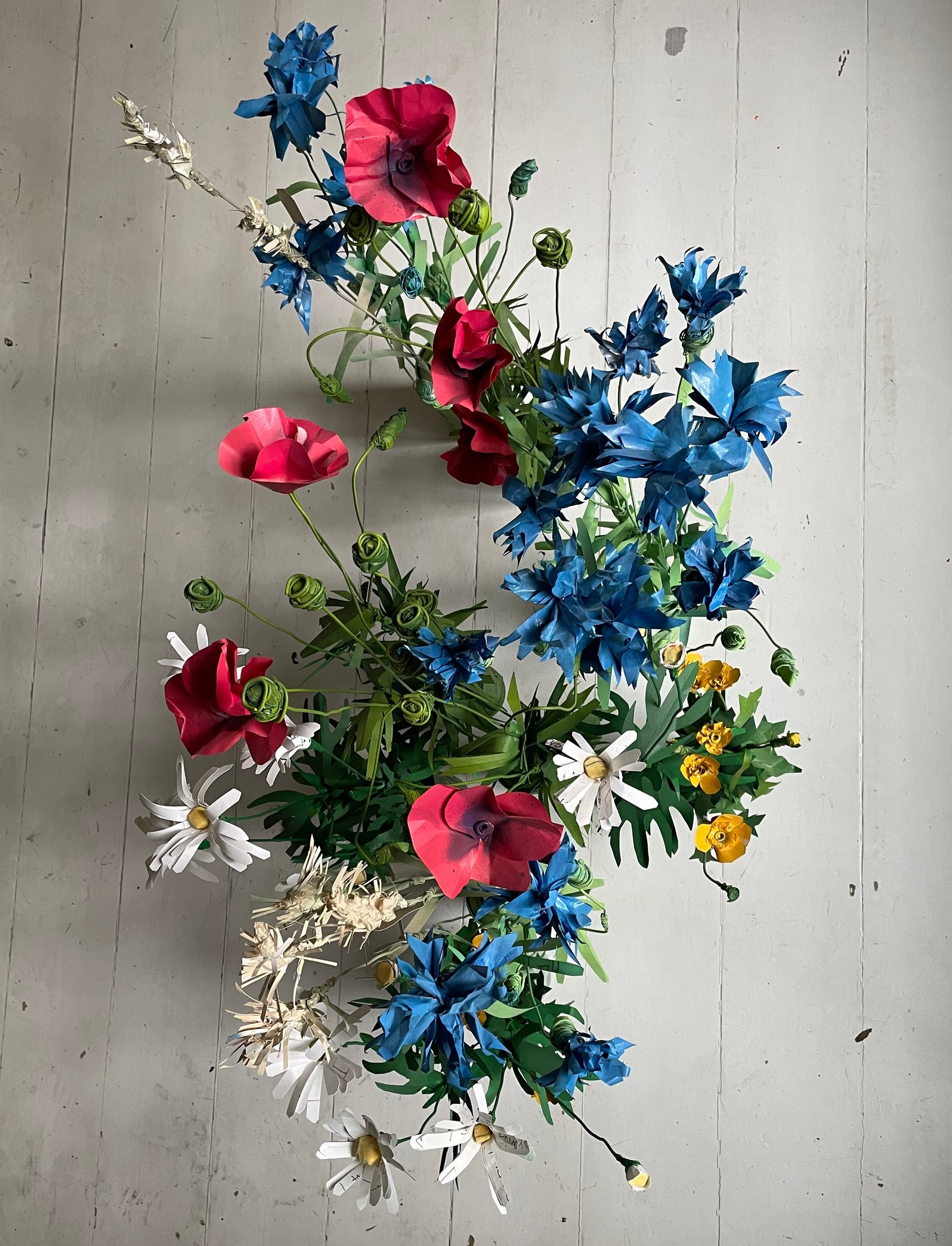Ditch Border Flowers, mixed 9 pieces, close up — Ian Christensen