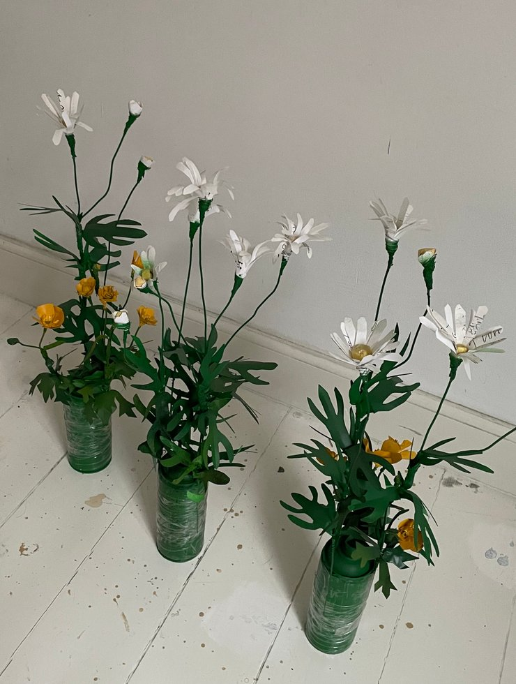 Ditch Border Flowers, white #1, #2, #3 — Ian Christensen