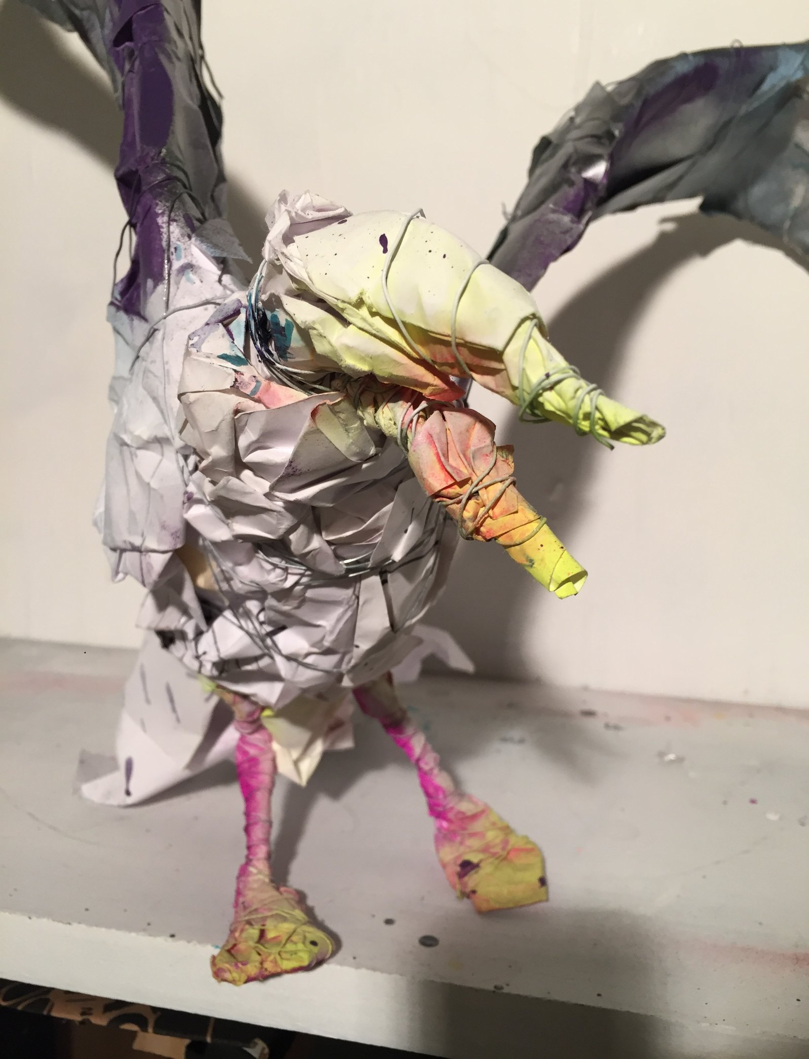 Gull, work in progress, close up — Ian Christensen